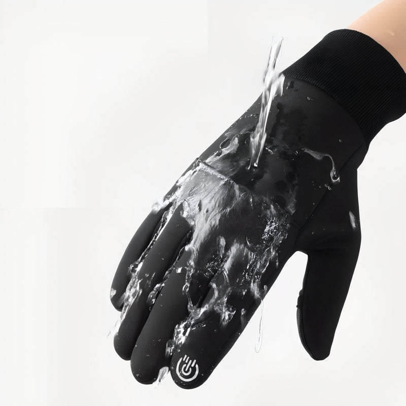 Fingerless Hiking Gloves Waterproof Fleece Thermal Outdoor Trekking Mittens – product view 5 | Great Lakes Outdoor