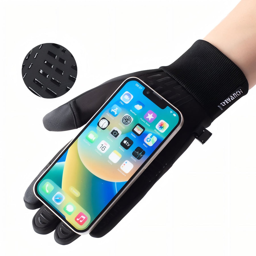 Fingerless Hiking Gloves Waterproof Fleece Thermal Outdoor Trekking Mittens – product view 8 | Great Lakes Outdoor