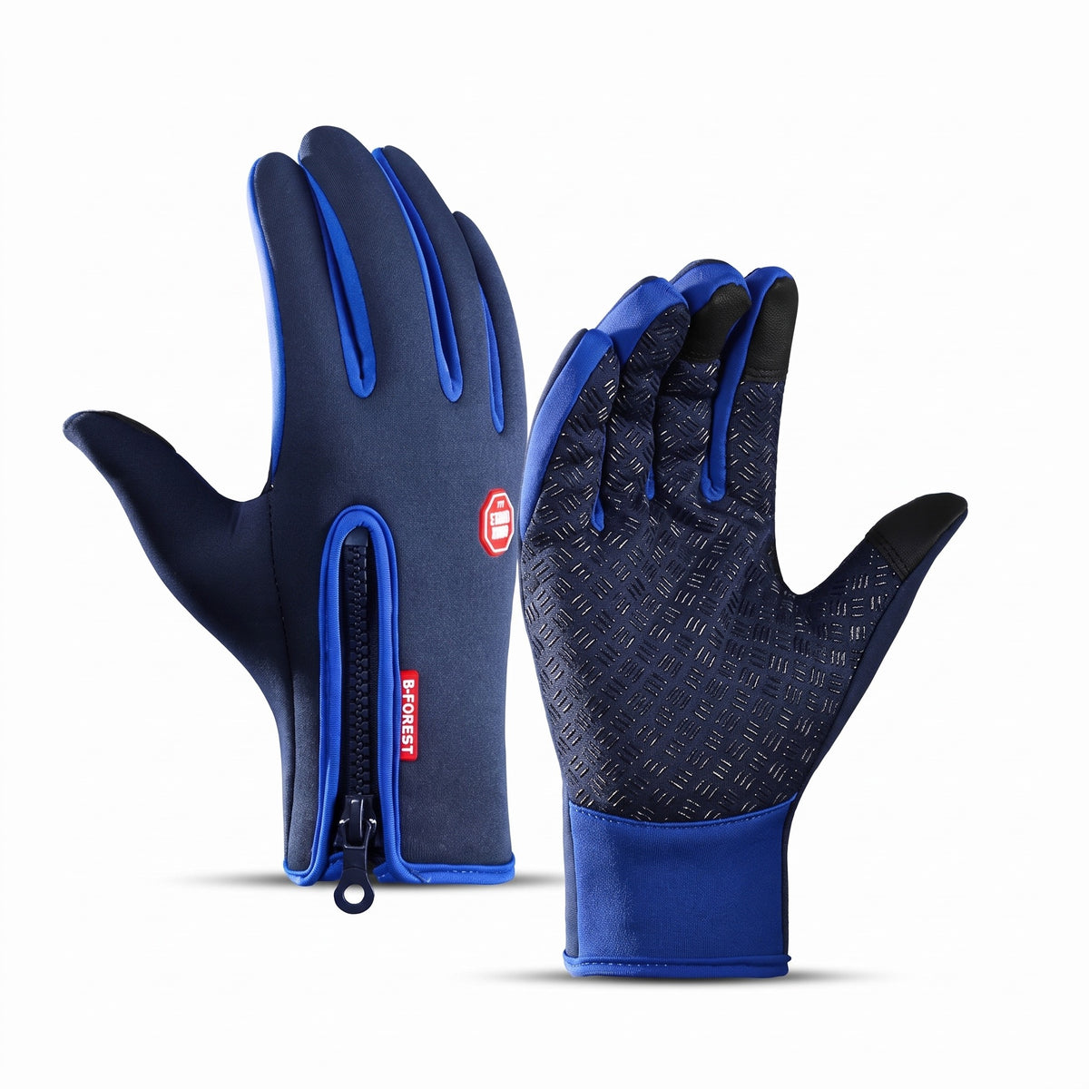 Fleece Winter Gloves Touchscreen Anti Slip Grip Warm Outdoor Mitts, product photo 1