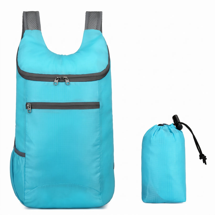 Foldable Travel Backpack 20L Waterproof Nylon Packable Daypack, product photo 6