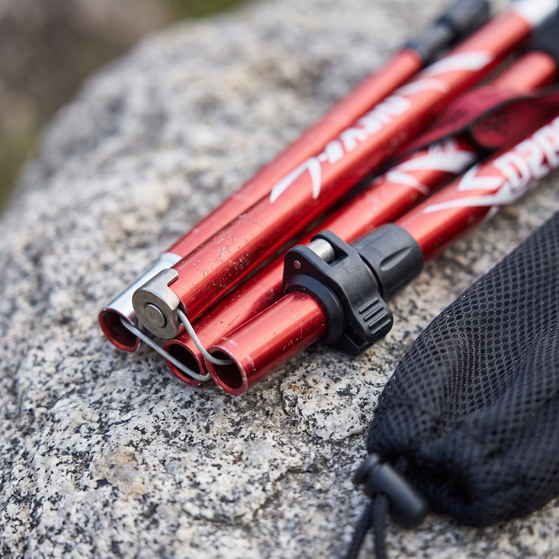Folding Hiking Pole Adjustable Aluminum All Terrain Walking Stick, product photo 4