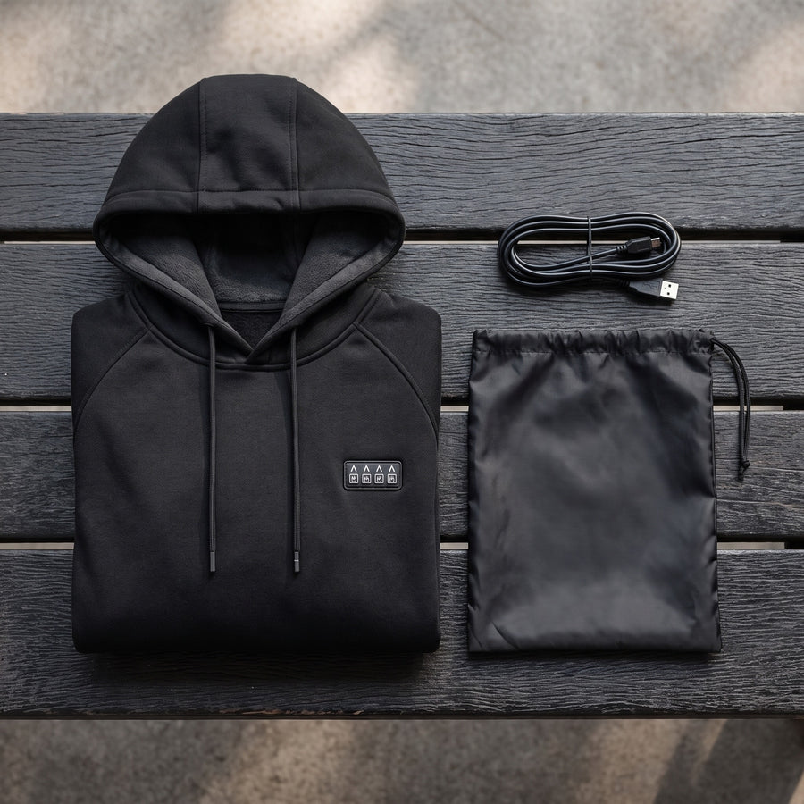 Full Body Heated Hoodie 35 Zones 4 Switches Men's Pullover Sweatshirt, product photo 6