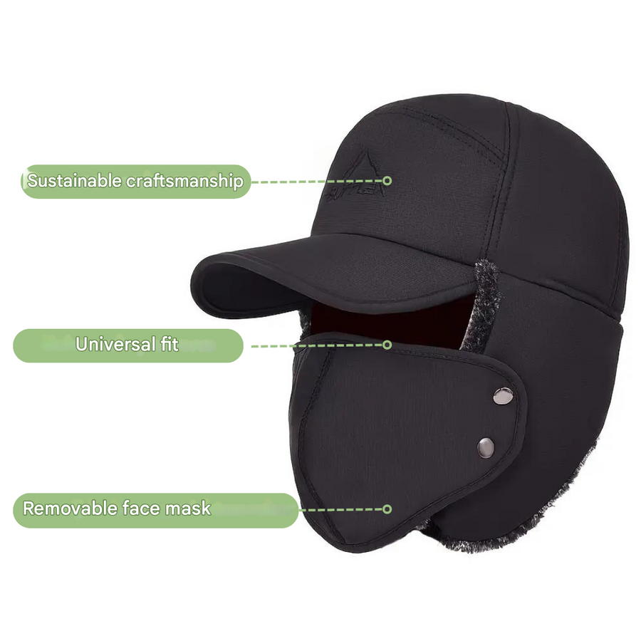 Full Face Winter Hat Thermal Lined Windproof Balaclava Hat – product view 7 | Great Lakes Outdoor