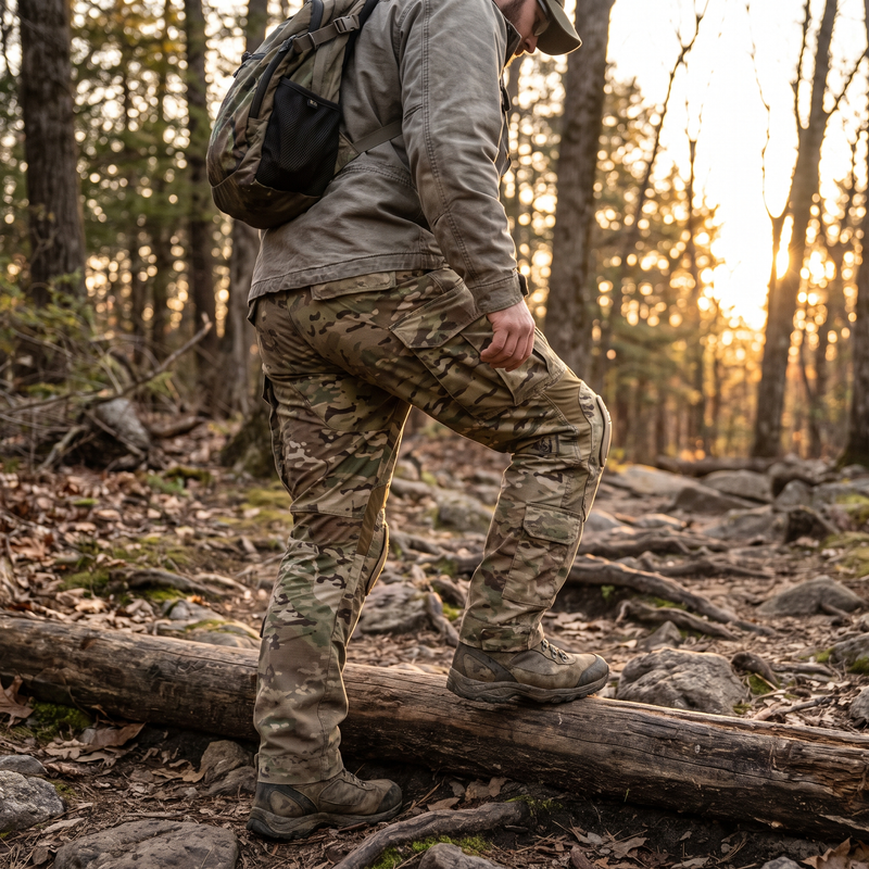 G3 Pro Combat Pants with Knee Pads Rip-Stop Tactical Pants Camouflage – product view 2 | Great Lakes Outdoor