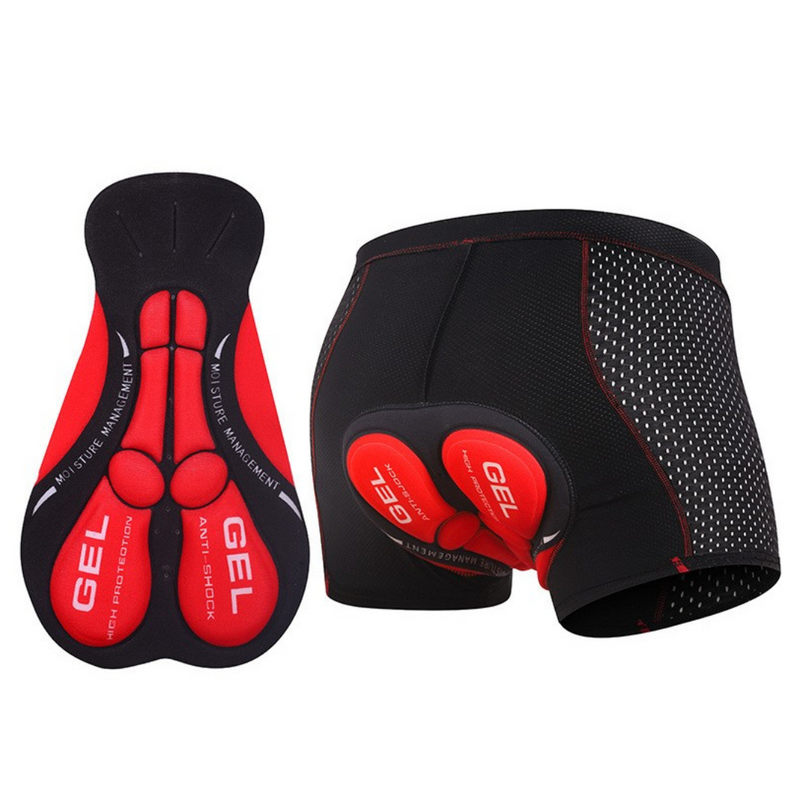 Gel Padded Cycling Shorts Unisex Breathable Bike Underwear – product view 2 | Great Lakes Outdoor