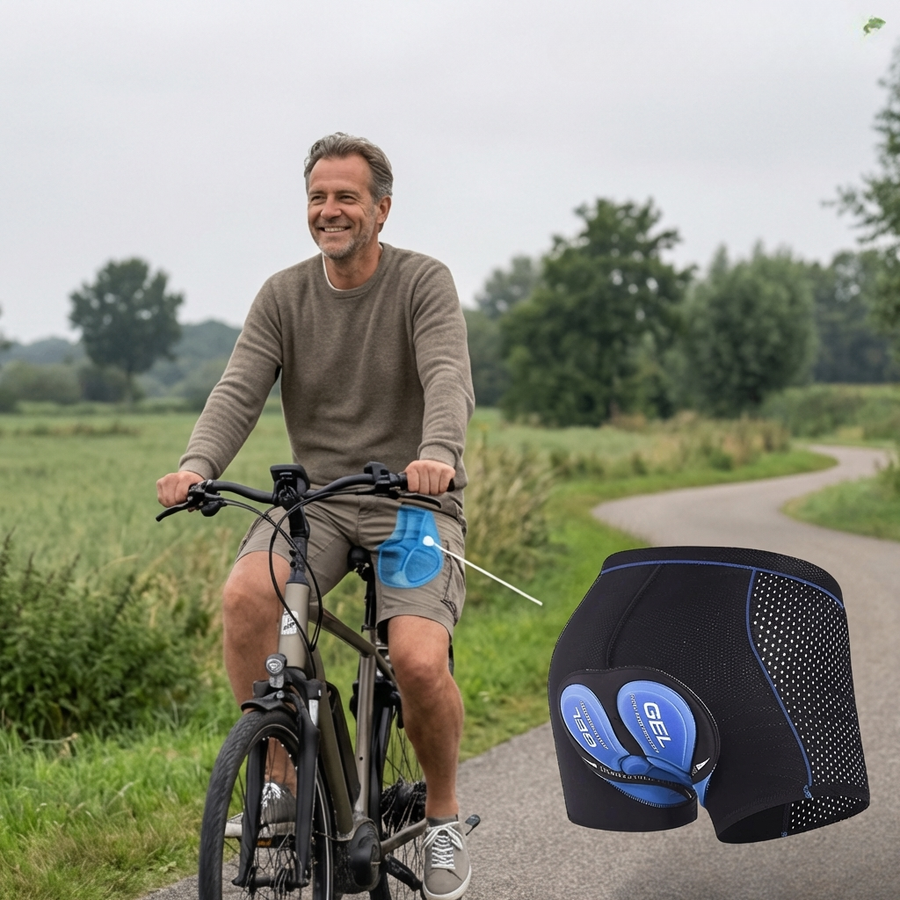 Gel Padded Cycling Shorts Unisex Breathable Bike Underwear – product view 5 | Great Lakes Outdoor