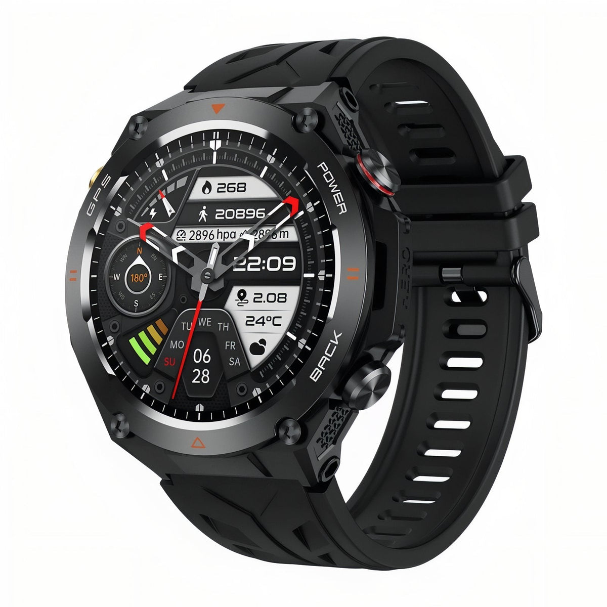 GPS Hiking Watch Rugged Outdoor Tracker and Navigation Smartwatch – product view 1 | Great Lakes Outdoor