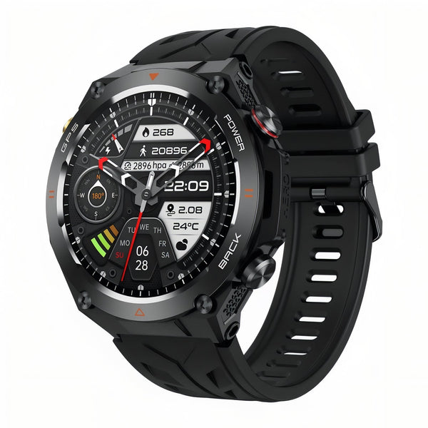 GPS Hiking Watch Rugged Outdoor Tracker and Navigation Smartwatch