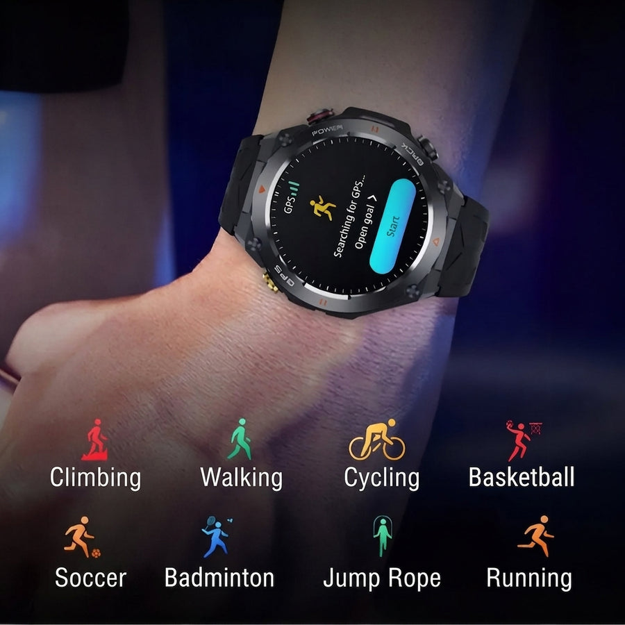 GPS Hiking Watch Rugged Outdoor Tracker and Navigation Smartwatch – product view 10 | Great Lakes Outdoor