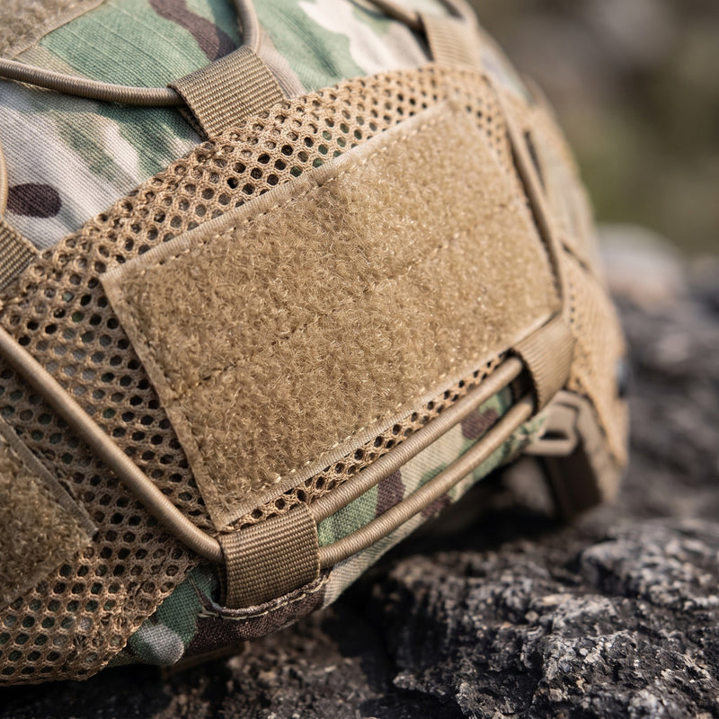 Helmet Cover Military Nylon Velcro Patch Panel FAST MICH Compatible, product photo 4
