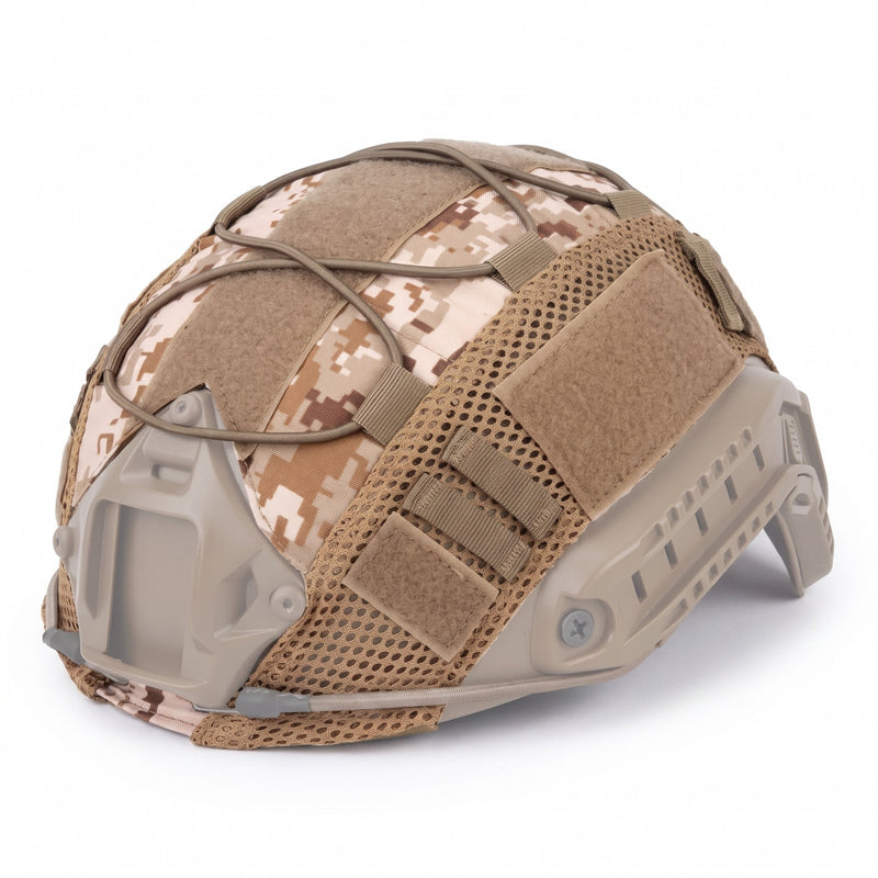 Helmet Cover Military Nylon Velcro Patch Panel FAST MICH Compatible, product photo 7