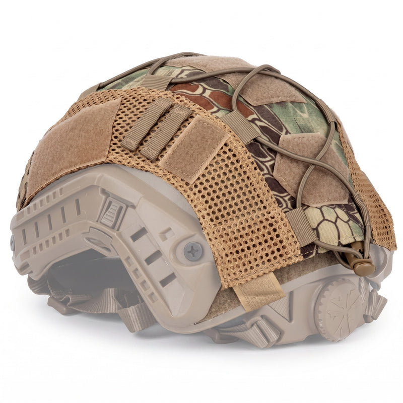 Helmet Cover Military Nylon Velcro Patch Panel FAST MICH Compatible, product photo 11