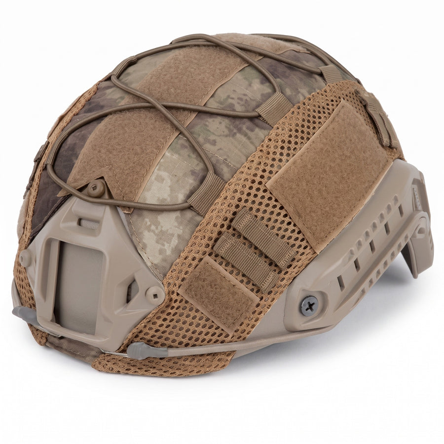 Helmet Cover Military Nylon Velcro Patch Panel FAST MICH Compatible, product photo 13