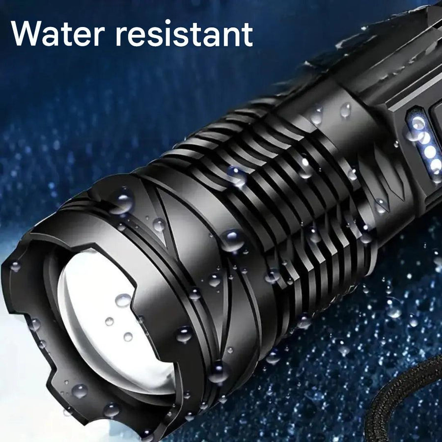 High Lumen LED Tactical Flashlight Rechargeable Waterproof – product view 3 | Great Lakes Outdoor