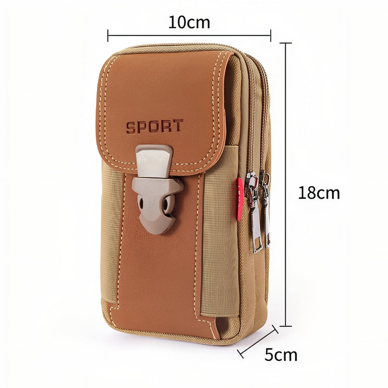 Hiking Belt Pouch Compact Waist Bag for Outdoor Travel – product view 4 | Great Lakes Outdoor