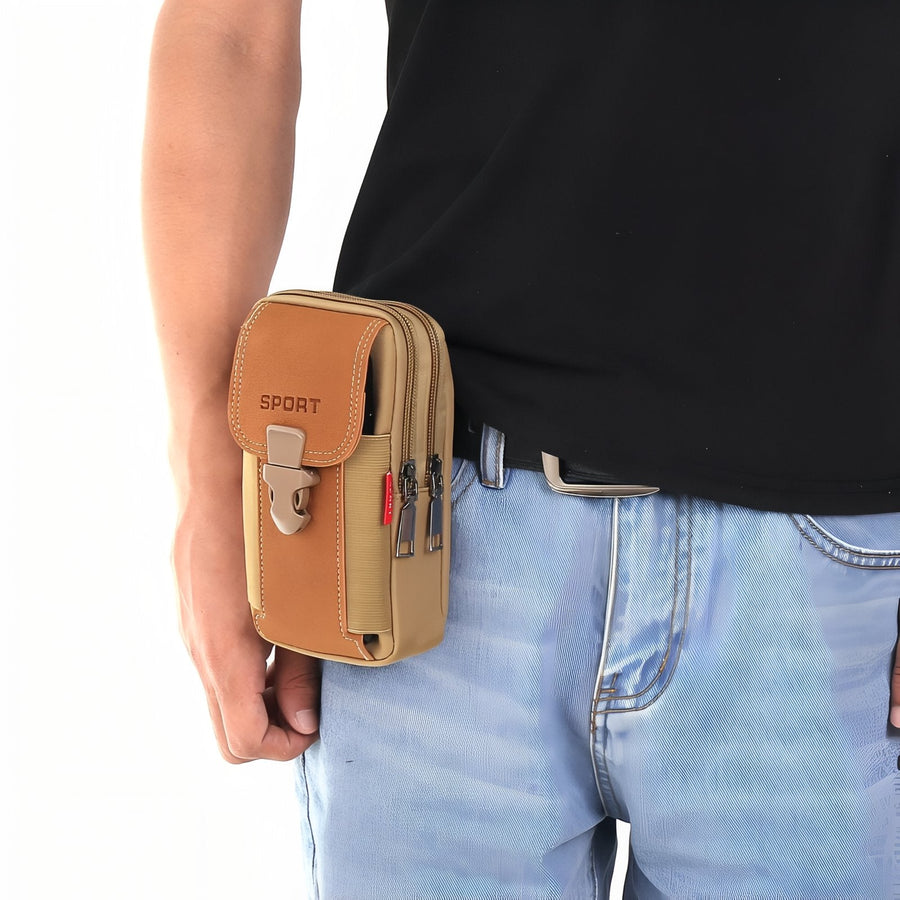 Hiking Belt Pouch Compact Waist Bag for Outdoor Travel – product view 10 | Great Lakes Outdoor