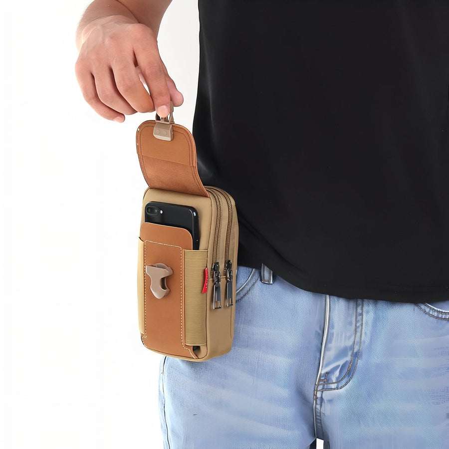 Hiking Belt Pouch Compact Waist Bag for Outdoor Travel – product view 11 | Great Lakes Outdoor