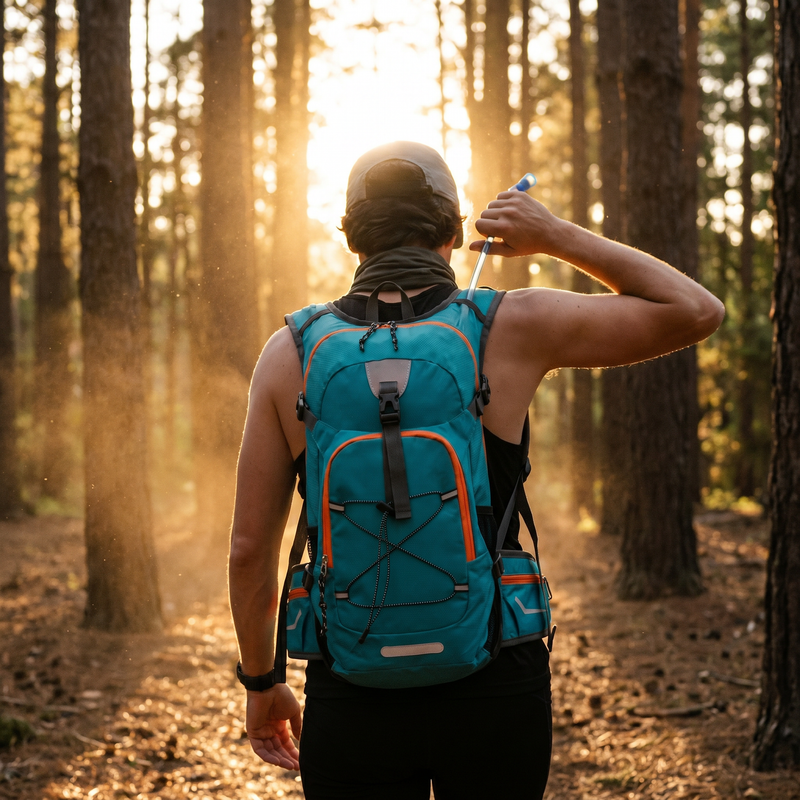Hiking Hydration Backpack Lightweight Trail and Travel Daypack – product view 3 | Great Lakes Outdoor