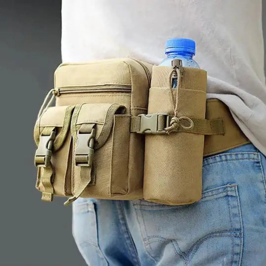 Hiking Waist Bag Water Resistant Fanny Pack Outdoor Utility Pouch – product view 3 | Great Lakes Outdoor