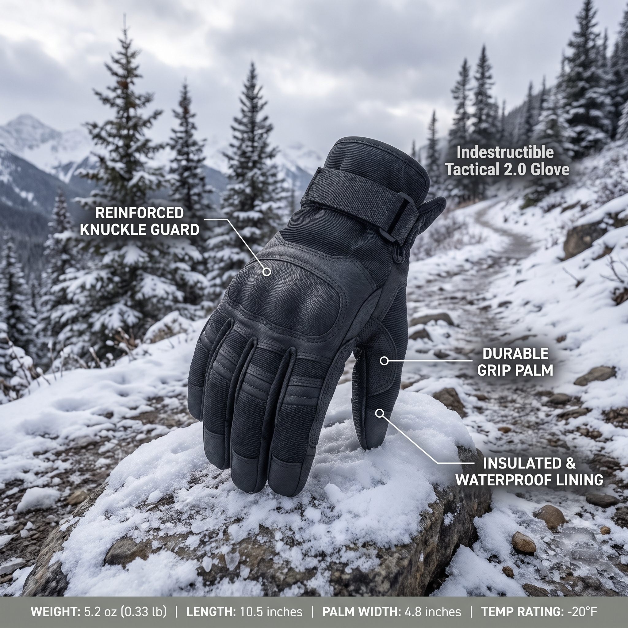 Indestructible Tactical 2.0 Glove – product view 3 | Great Lakes Outdoor