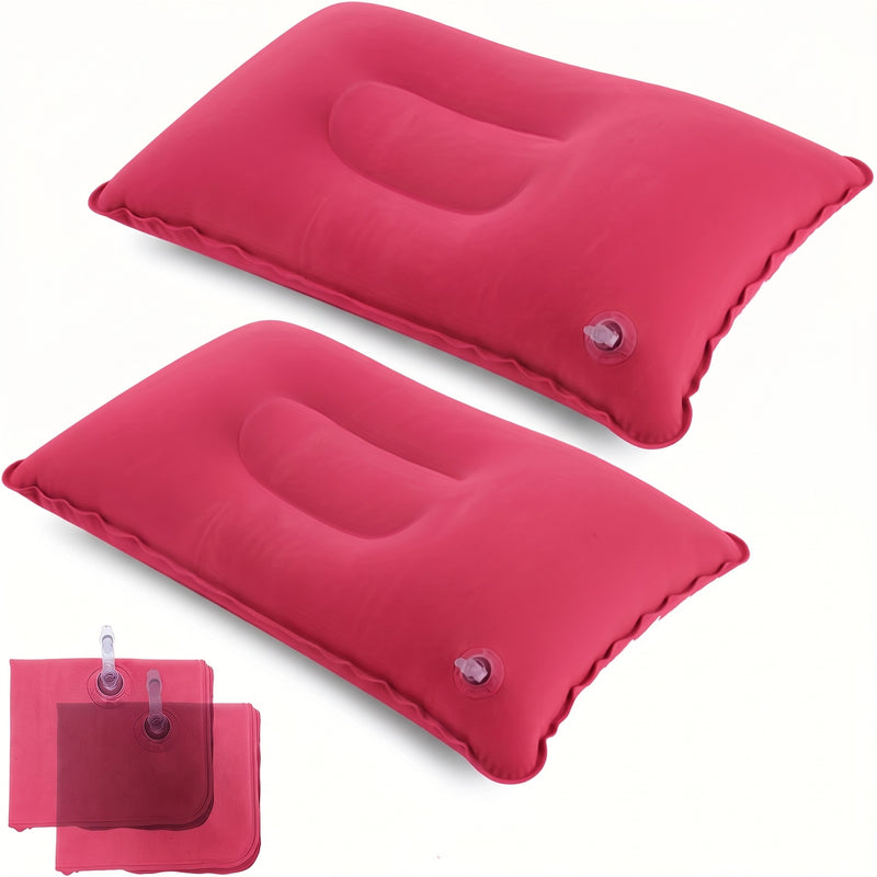 Inflatable Travel Pillow Neck Lumbar Support Camping Air Cushion, product photo 9