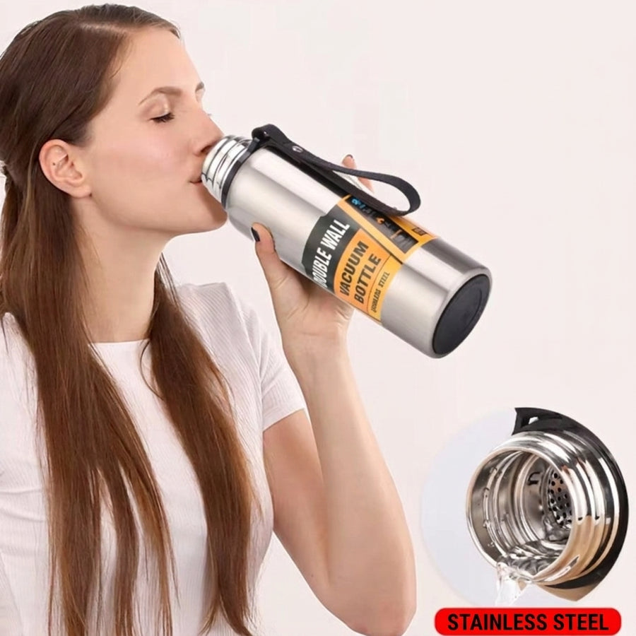Insulated Stainless Steel Thermos Large Capacity Outdoor Travel Bottle – product view 2 | Great Lakes Outdoor
