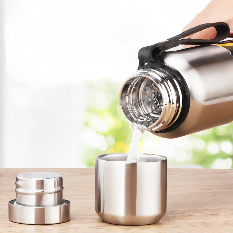 Insulated Stainless Steel Thermos Large Capacity Outdoor Travel Bottle – product view 8 | Great Lakes Outdoor