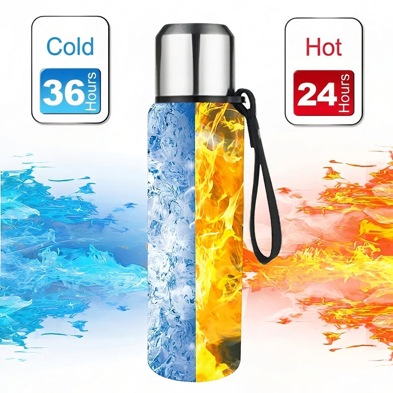 Insulated Stainless Steel Thermos Large Capacity Outdoor Travel Bottle – product view 10 | Great Lakes Outdoor