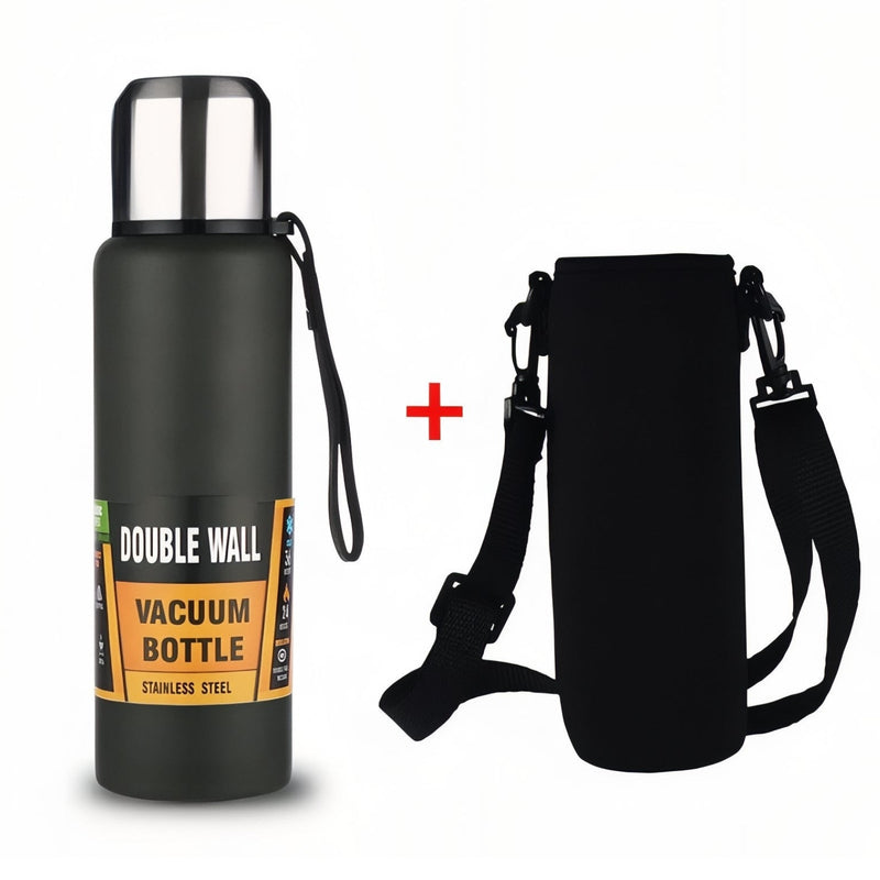 Insulated Stainless Steel Thermos Large Capacity Outdoor Travel Bottle – product view 14 | Great Lakes Outdoor