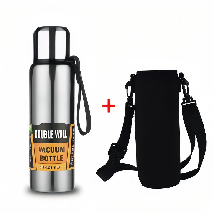Insulated Stainless Steel Thermos Large Capacity Outdoor Travel Bottle – product view 17 | Great Lakes Outdoor