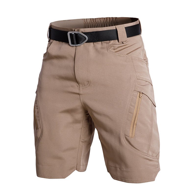 IX9 Outdoor Waterproof Tactical Shorts in Khaki