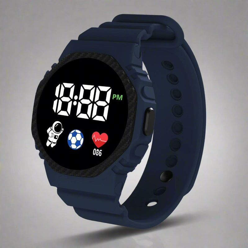 Kids' Digital Waterproof Watch Durable Outdoor Sports Timepiece – product view 5 | Great Lakes Outdoor