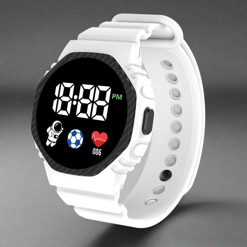Kids' Digital Waterproof Watch Durable Outdoor Sports Timepiece – product view 6 | Great Lakes Outdoor