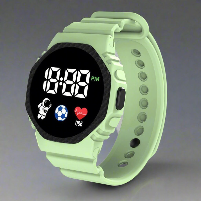 Kids' Digital Waterproof Watch Durable Outdoor Sports Timepiece – product view 7 | Great Lakes Outdoor