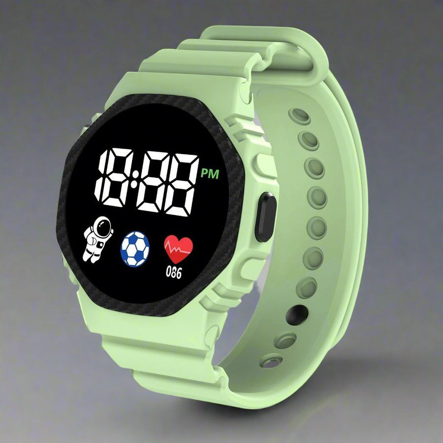 Kids' Digital Waterproof Watch Durable Outdoor Sports Timepiece – product view 7 | Great Lakes Outdoor