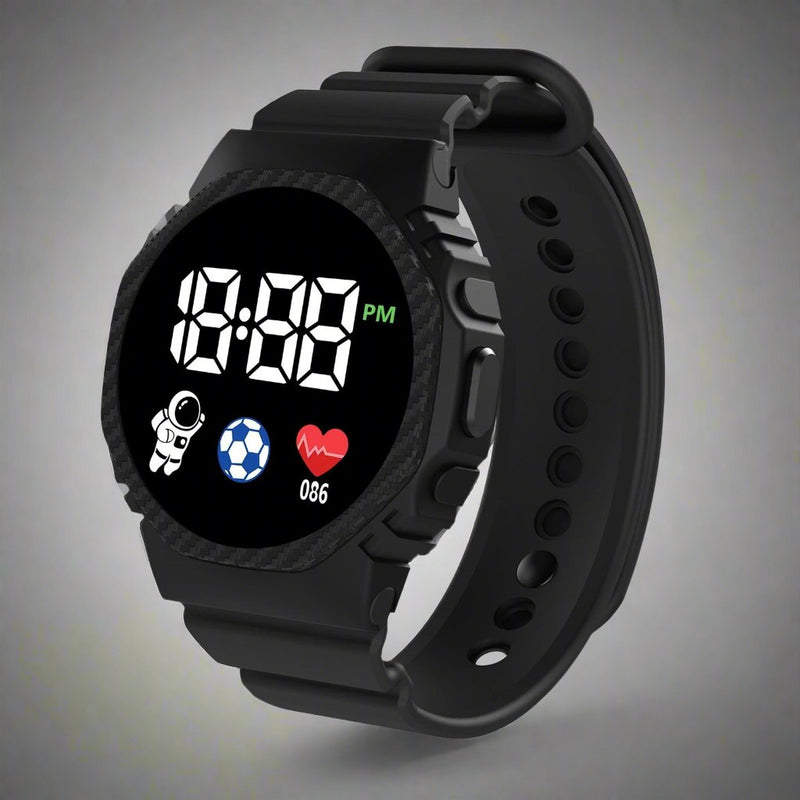 Kids' Digital Waterproof Watch Durable Outdoor Sports Timepiece – product view 8 | Great Lakes Outdoor