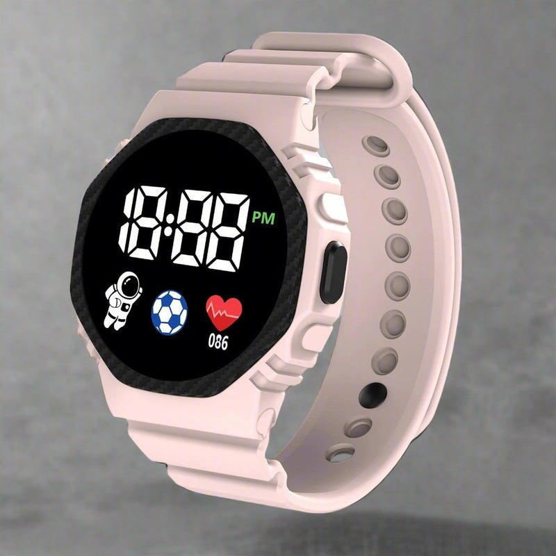 Kids' Digital Waterproof Watch Durable Outdoor Sports Timepiece – product view 9 | Great Lakes Outdoor