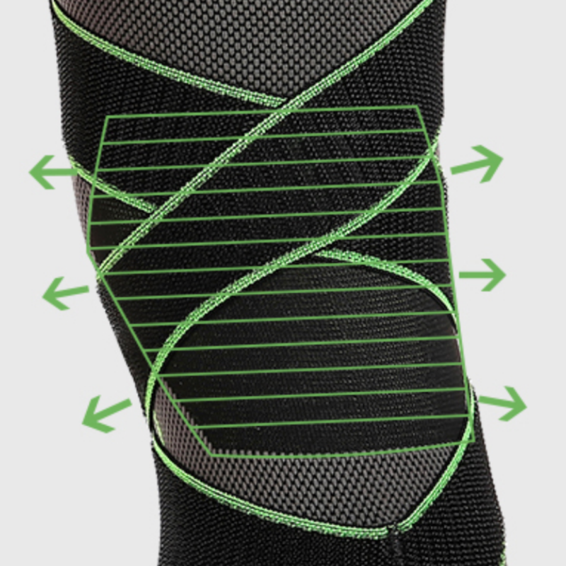 Knee Support Brace Compression Sleeve for Osteoarthritis and Hiking – product view 3 | Great Lakes Outdoor