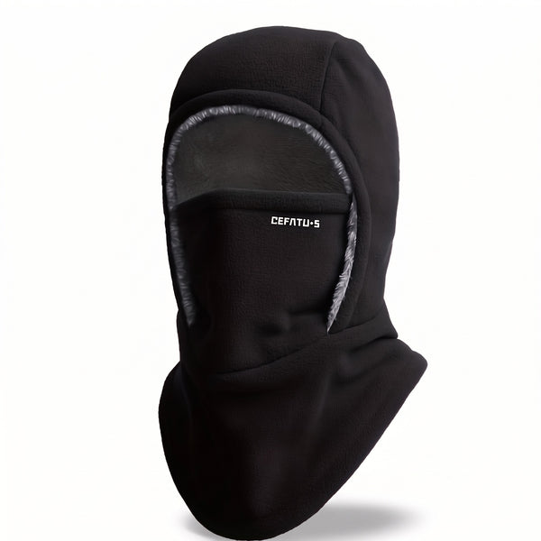 Knitted Winter Hood Neck Warmer Ear Flap Windproof Ski Face Cover