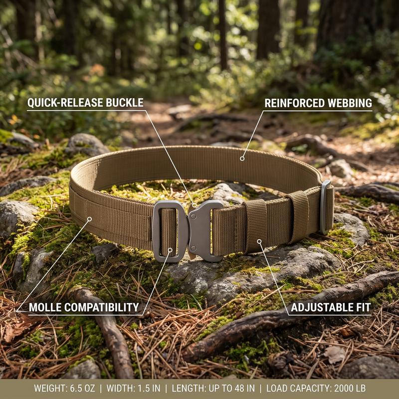 Kobra Tactical Quick Release Belt – product view 3 | Great Lakes Outdoor