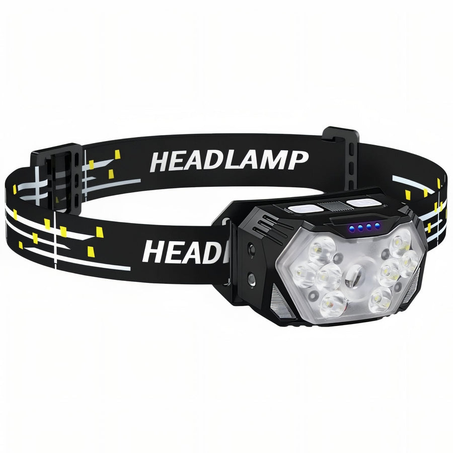 LED Headlamp Rechargeable Motion Sensor Waterproof Trail Running Light – product view 1 | Great Lakes Outdoor