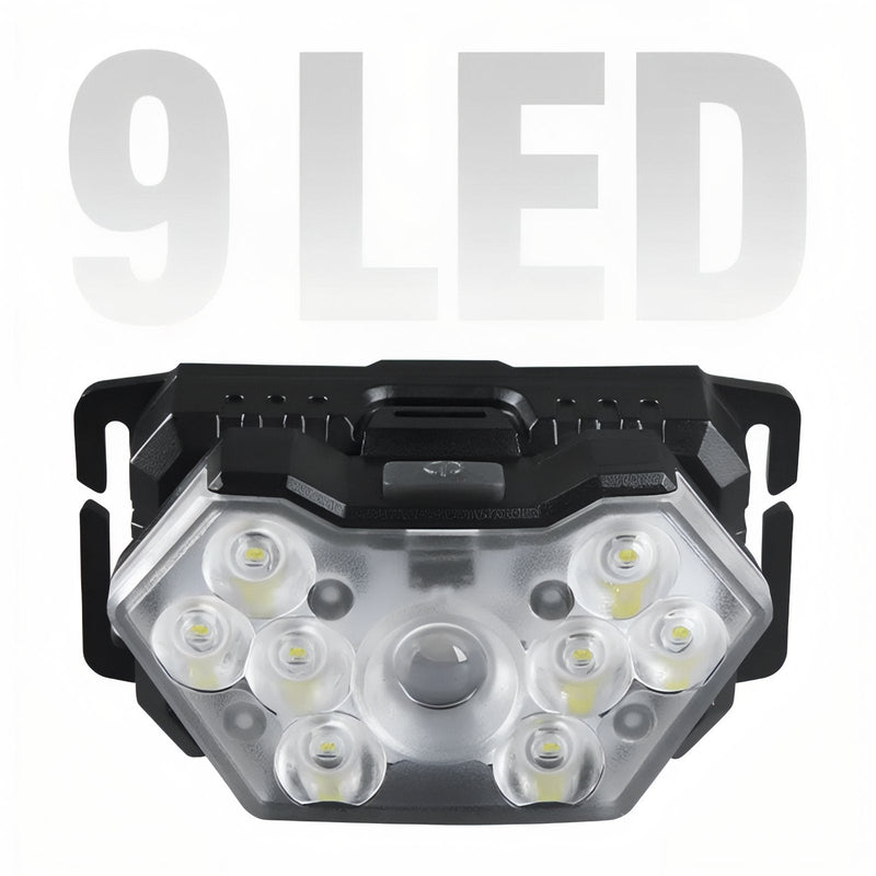 LED Headlamp Rechargeable Motion Sensor Waterproof Trail Running Light – product view 9 | Great Lakes Outdoor