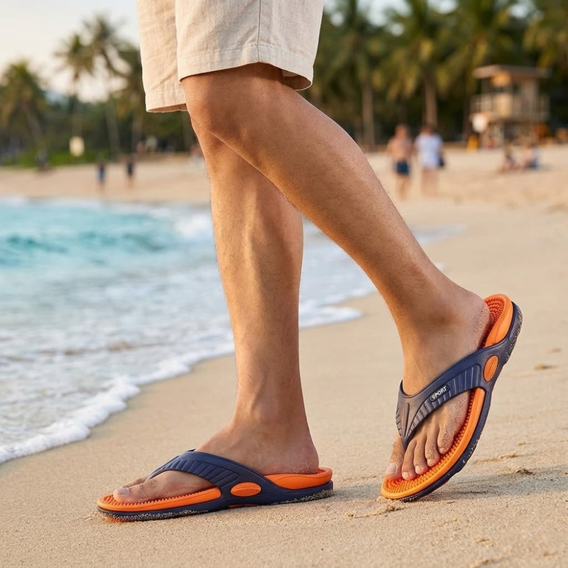 Lightweight Arch Support Sandals Non Slip Outdoor Beach Slides – product view 2 | Great Lakes Outdoor