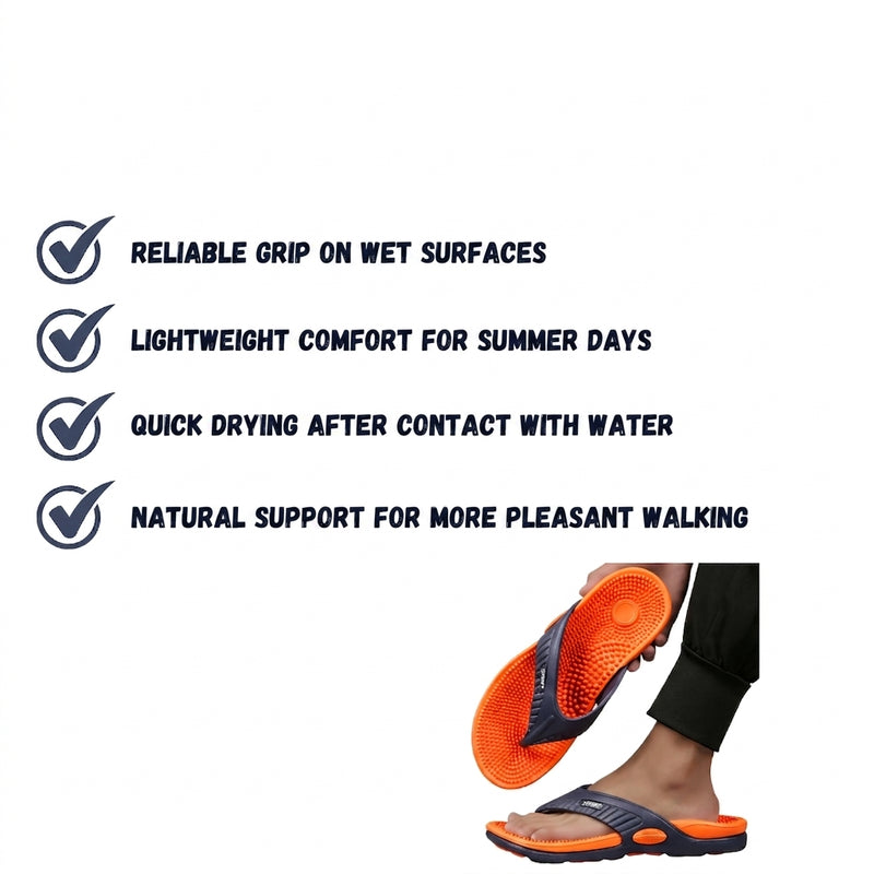 Lightweight Arch Support Sandals Non Slip Outdoor Beach Slides – product view 3 | Great Lakes Outdoor