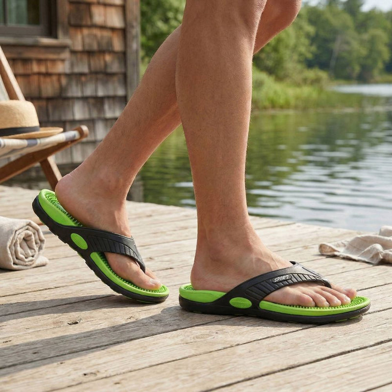Lightweight Arch Support Sandals Non Slip Outdoor Beach Slides – product view 9 | Great Lakes Outdoor