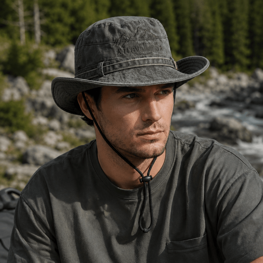 Lightweight Breathable Panama Hat Packable Mesh Summer Sun Cap – product view 3 | Great Lakes Outdoor