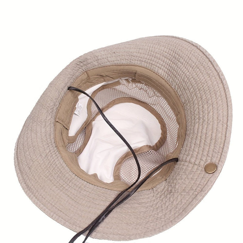 Lightweight Breathable Panama Hat Packable Mesh Summer Sun Cap – product view 6 | Great Lakes Outdoor