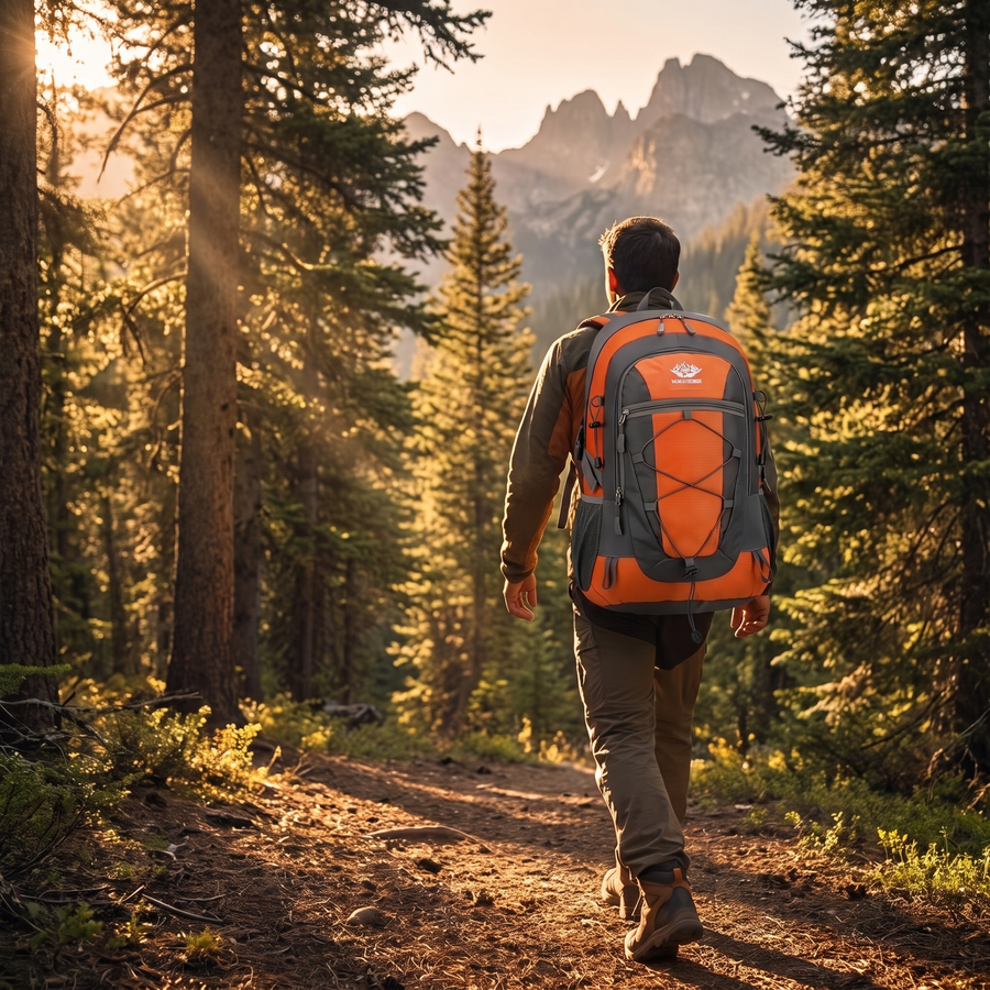 Lightweight Hiking Backpack 30L Daypack for Outdoor Trekking – product view 3 | Great Lakes Outdoor