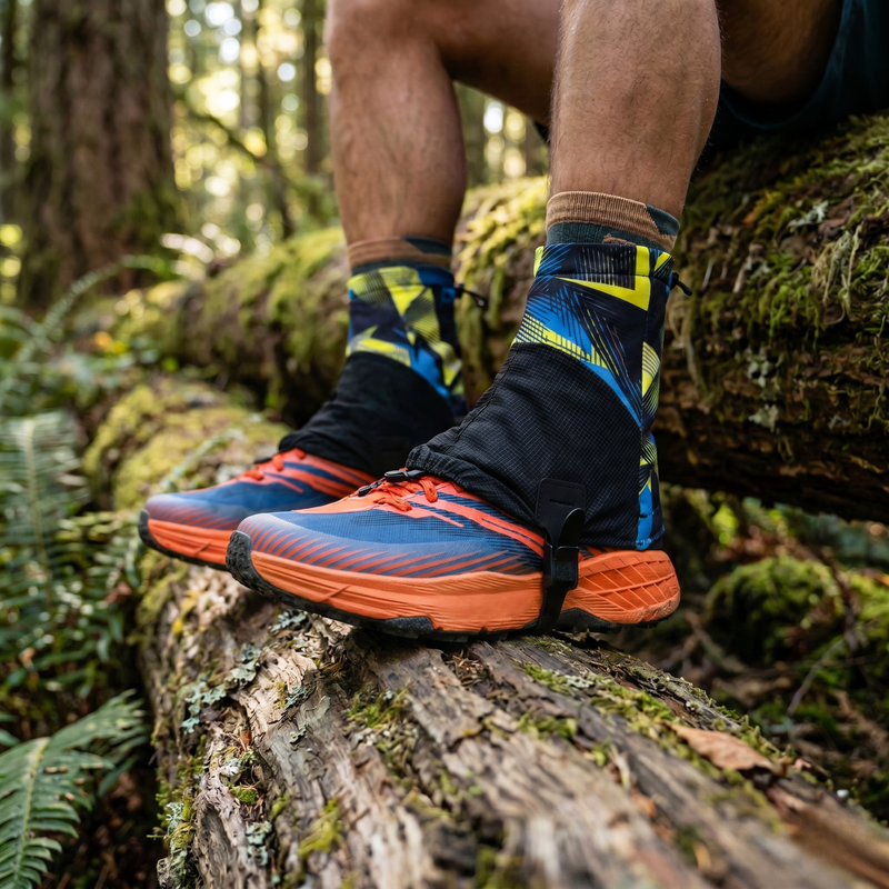 Lightweight hiking gaiters breathable anti-sand trail shoe covers, unbranded footwear