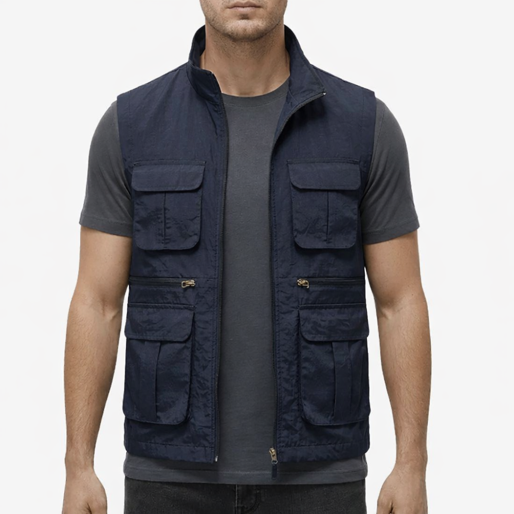 Lightweight Multi-Pocket Travel Vest Quick-Dry Outdoor Hiking Gilet – product view 1 | Great Lakes Outdoor